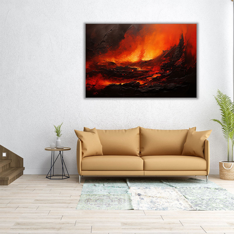 «Angry Volcano», H 40 po x l 60 po