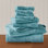 Ensemble de serviettes 8 pièces 100% coton 800 g / m² 800 g / m² Aqua