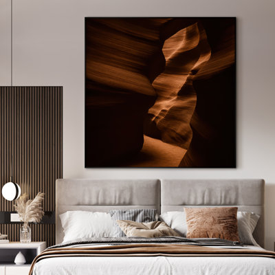 Très grande reproduction d'art sur toile - Paysage naturel, paysage moderne, œuvre d'art, décor pour le salon ou la chambre à coucher - «Assemblage requis du cadre (cadre non fini)»