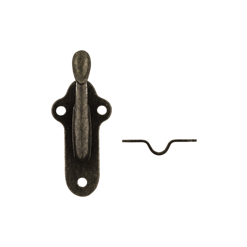 Support de main courante robuste, Laiton antique