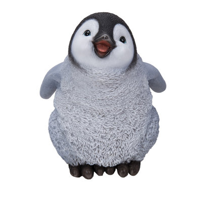 Laughing Baby Penguin Statue
