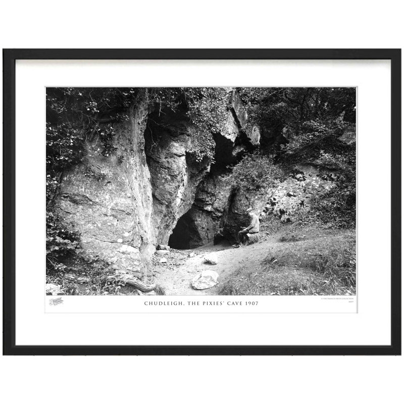 Chudleigh, The Pixies' Cave 1907 - Single Picture Frame Print, 45cm H x 60cm W x 2.3cm D