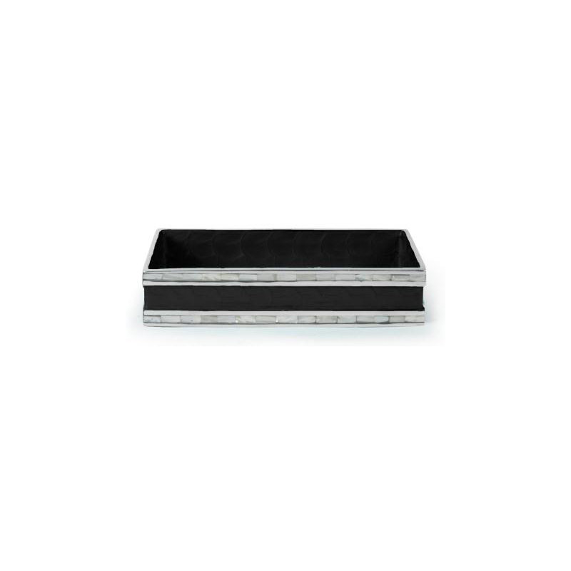 Classic Bathroom Tray, Caviar
