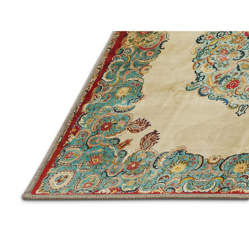 Oriental Indoor Rug, Rectangle 6' x 9'