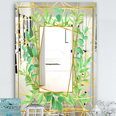 Miroir décoratif efflorescent