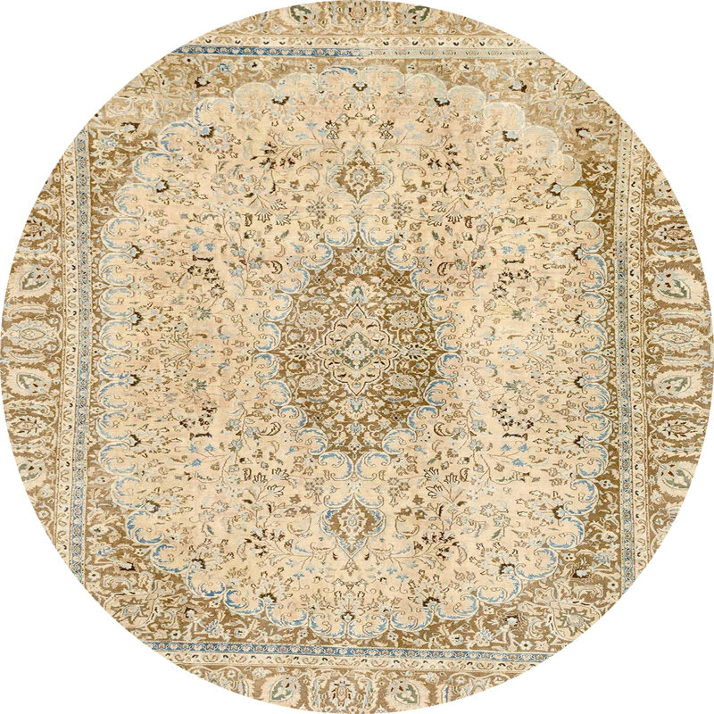 Tapis décoratif multicolore à motif abstrait, Rectangle 2 pi x 3 pi