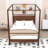 Wood Canopy Platform Bed Frame-1850324631