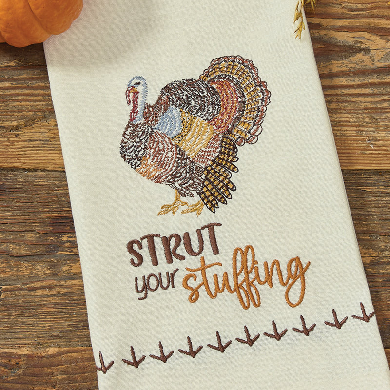  Ensemble de 2 torchons décoratifs Gobble Gobble