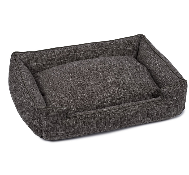 Lit moelleux pour chien, Grand (H 10 po x l 39 po x P 32 po), Denim