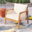 Chaises longues Comfort, style moderne en bois d'acacia pour terrasse