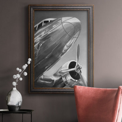 Illustration de l'aviation I - reproduction de cadre photo sur toile
