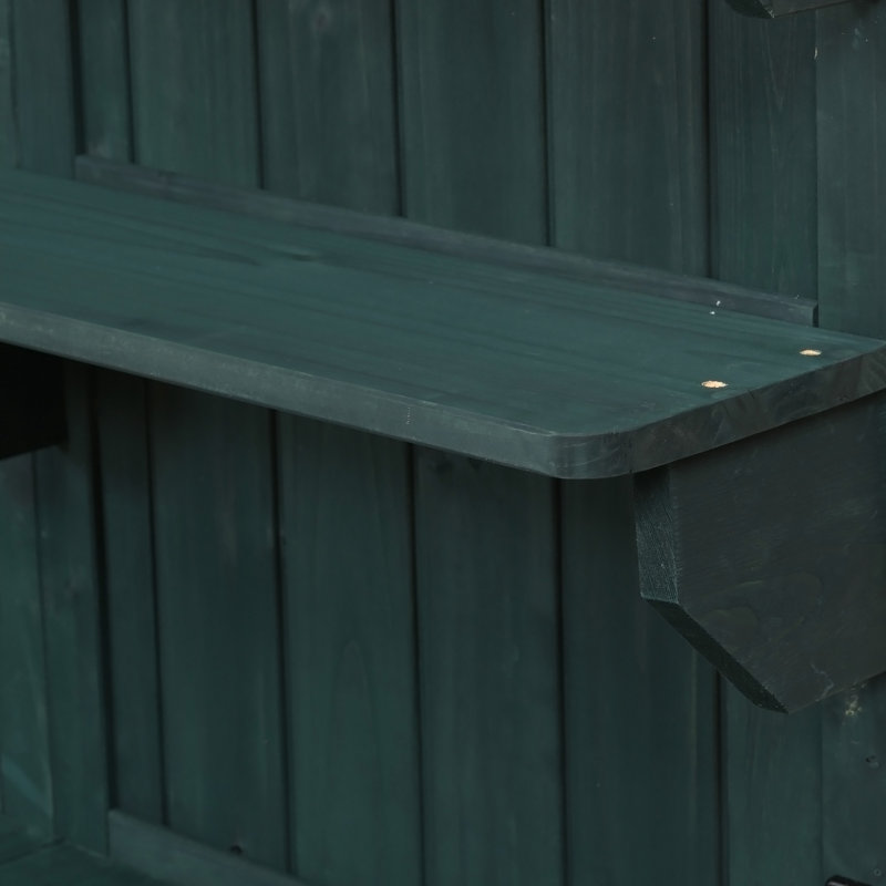 Banc de rempotage avec huche, Green