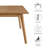 Vienna Outdoor Patio Teak Wood Extendable Dining Table In Natural