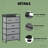 Chic Hallway Storage Cabinet