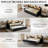 Daybed With Trundle, USB Charging Ports, Strip Lights And Storage Shelves-2049228950