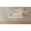 Lavabo de salle de bain mural en résine blanc brillant 47,2 po x 19,6 po Badeloft WT-05-A-G-138403022