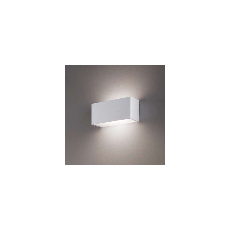 Sunrise 1 - Light Flush Mounted Sconce, White, 4.7" H x 15" W x 3.9" D