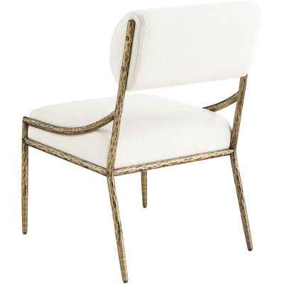 Bastille Chenille Fabric Upholstered Dining Side Chair