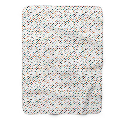 Couverture sherpa de qualité rustique sarcelle - 1 pièce