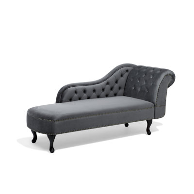 Jeb Velvet Chaise Lounge