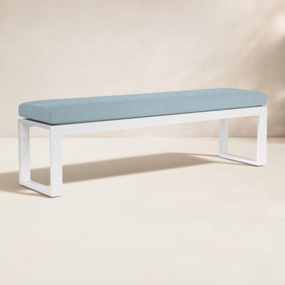 Camela Powder Coated Aluminium Outdoor Bench