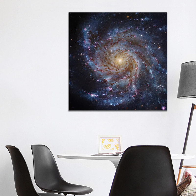 M101, The Pinwheel Galaxy by Robert Gendler - Wrapped Canvas Print, 93.98 cm H x 93.98 cm W x 1.91 cm D