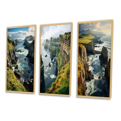 «Ireland Dingle Peninces Cilf», 3 pièces sur toile