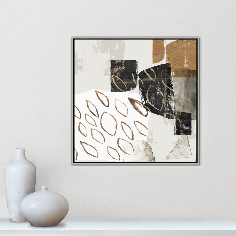 Shape of Formation III - reproduction carrée par Casa Fine Arts, Argent, H 31,5 po x l 31,5 po