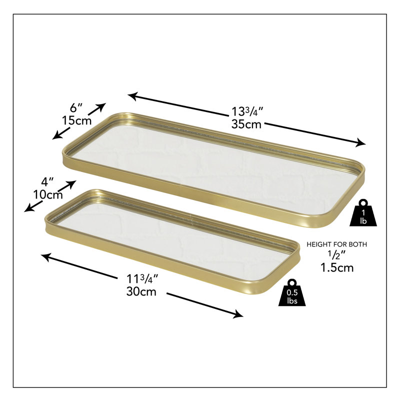 Monalisa Tray - Set of 2