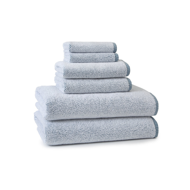 Turkish Cotton Plush Hand Towel, Sky Blue