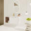 Ensemble de meuble-lavabo simple 24,09 po avec plateau en résine Quayden