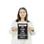«My Alone Time Is For Safety's Chacun», plaque en plastique de 8 po x 12 po
