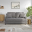 Balaton Vegan 2 Seater Upholstery Sofa with Pillows-1128990770-1136940806