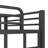 Metal Twin Over Twin Bunk Bed For Teens And Adults,Space-Saving/Noise Reduced/No Box Spring Needed, Black