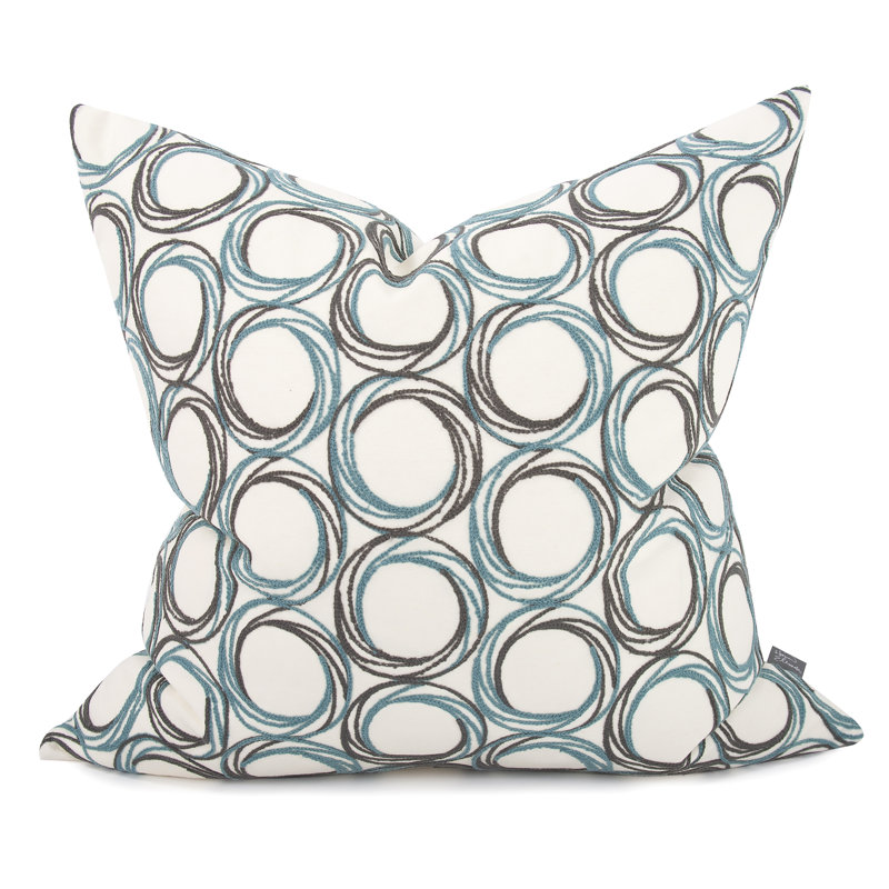 Coussin décoratif carré & insert, Indigo, H 20 po x l 20 po