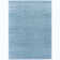 Solid Color Machine Woven Polypropylene Area Rug in Blue