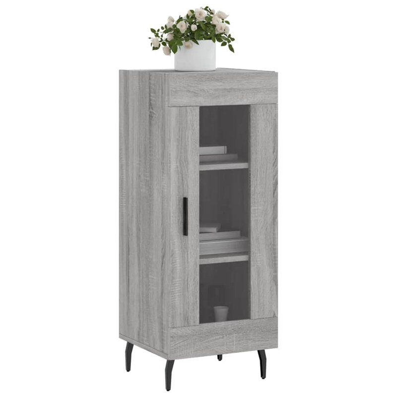 Marayla 1 - Door Standard Accent Cabinet, Grey/Sonoma