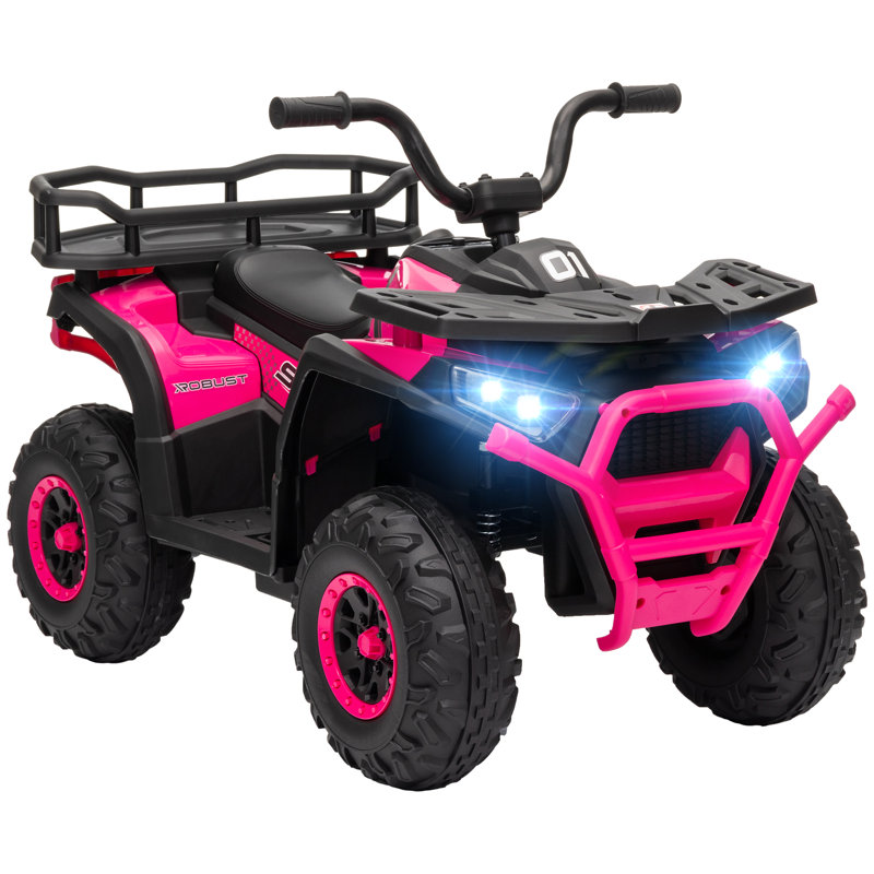 HOMCOM Battery Powered Ride On, Pink