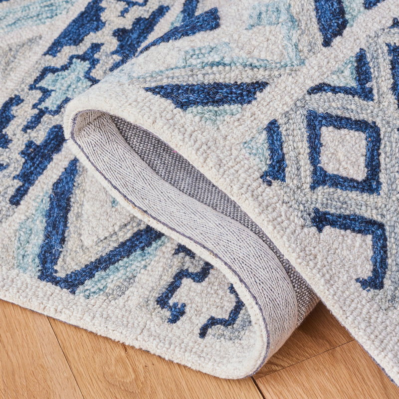 Tapis en laine et en coton touffeté à la main Roslyn, Rectangle 3 pi x 5 pi