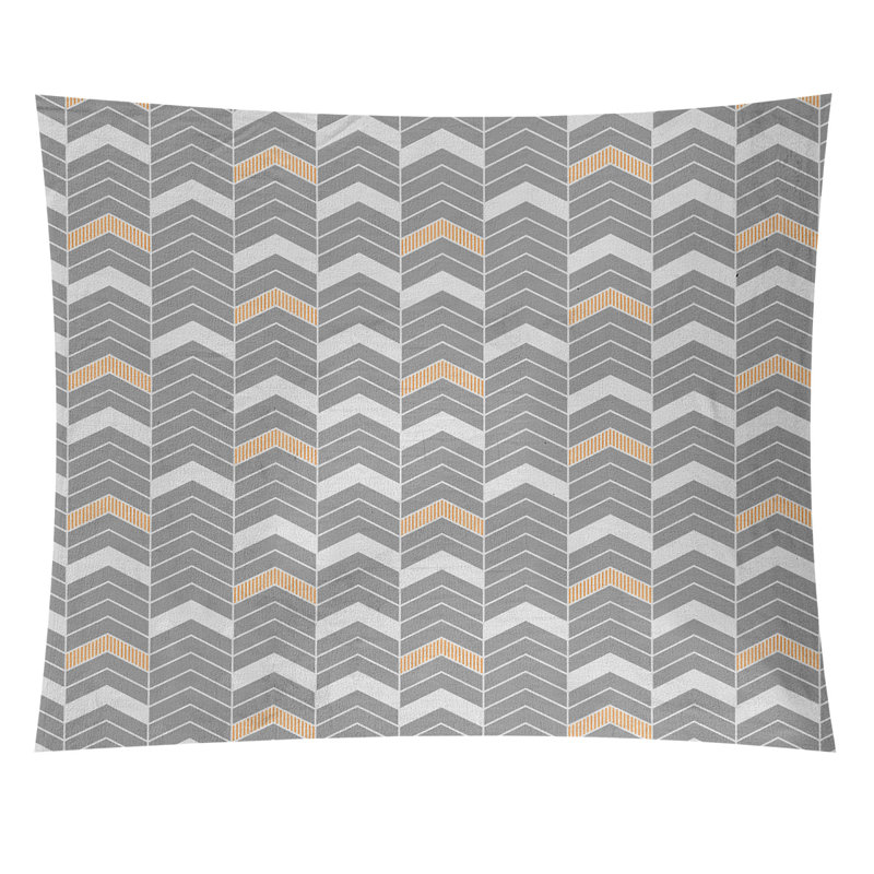 Tapisserie Stephenie, H 88 po x l 104 po, Orange