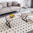 47*23.6 A Coffee Table Is Made Of Rock Slab Material, With A Natural And Smooth Marble Pattern On The Surface, Which Complements The Modern Design Of The Metal Legs And Adds A Touch Of Fashion-114197680