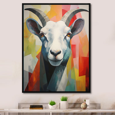 «Abstract Colorful Sheep I», reproduction sur toile
