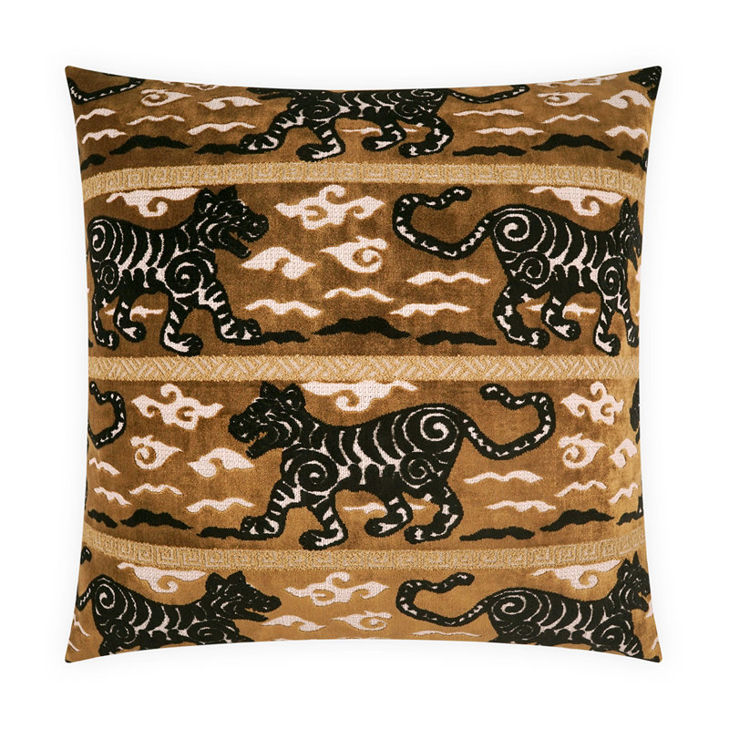 Katana Square Pillow Cover & Insert, Square 24", Topaz