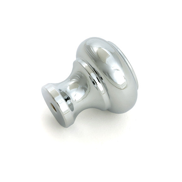 Regency Cabinet Knob, Polished Chrome, 1.18" Knob Diameter