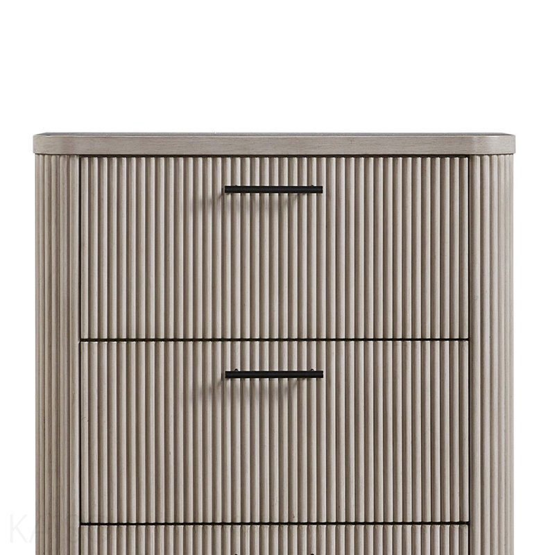 Commode 4 tiroirs - Taupe