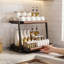 Double-tier Pull-out Spice Rack, Spice Organizer, Kitchen Countertop Storage Rack-1310142279-1310142277