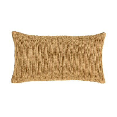 Nakeya Knitted Linen Throw Pillow