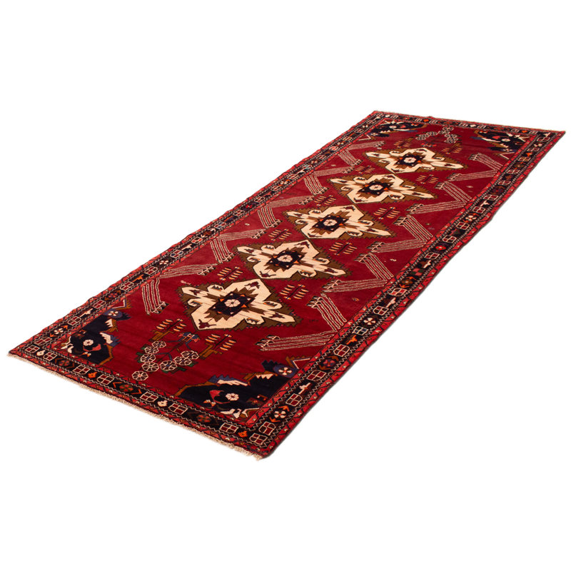 Tapis rouge Anadol fait à la main de conception unique 4 pi 11 po x 12 pi 2 po