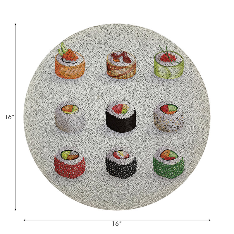 Sushi Go Round Beaded Placemat Smooth