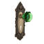 Victorian Plate with Decorative Keyhole and Waldorf Emerald Door Knob-761517798-761517793